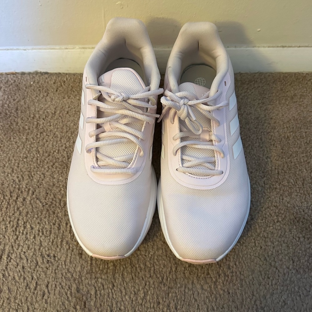 EUC Adidas pink athletic sneakers